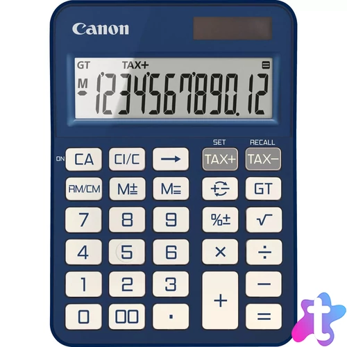 Canon KS-125KB számológép Asztali Alap számológép Kék
