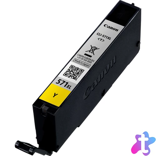 Canon 0334C001 tintapatron 1 db Eredeti Nagy (XL) kapacitású Sárga