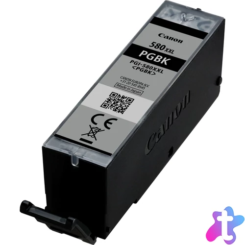 Canon PGI-580 XXL tintapatron 1 db Eredeti Extra (szuper) kapacitású Fekete