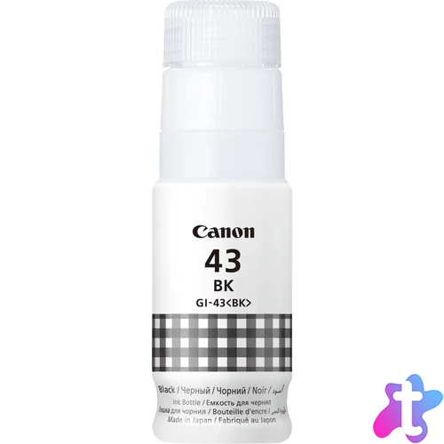 GI-43 BK EMB BLACK INK BOTTLE .