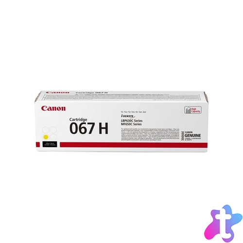 Canon 067H festékkazetta 1 db Eredeti Sárga