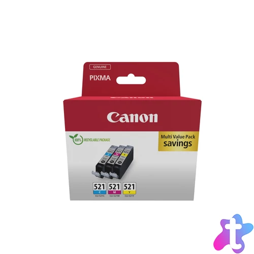Canon 2934B015 tintapatron 3 db Eredeti Cián, Magenta, Sárga