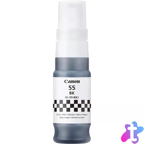 GI-55 BK EUR BLACK INK BOTTLE .