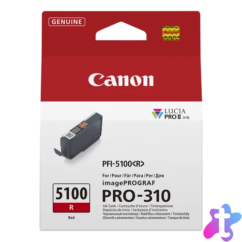 INK PFI-5100 R EUR RED INK TANK 
