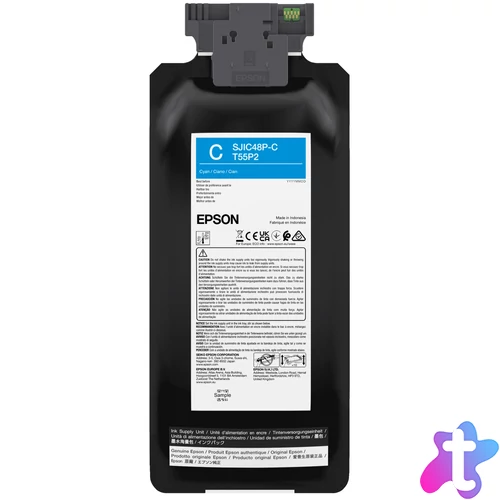 Epson SJIC48P-C tintapatron 1 db Eredeti Cián