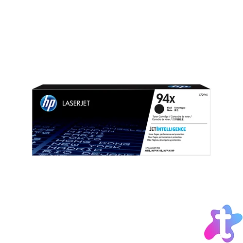 HP 94X High Yield Black Original LaserJet Toner Cartridge