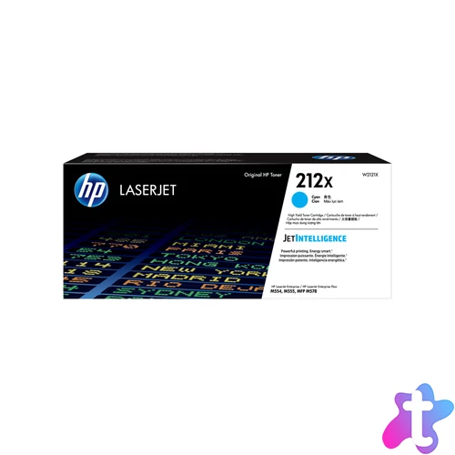 HP 212X ciánkék, nagy kapacitású, eredeti LaserJet tonerkazetta