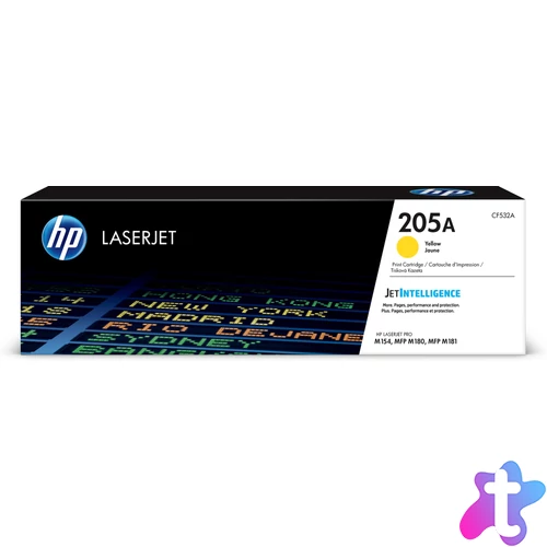 HP LaserJet 205A Yellow Original Toner Cartridge festékkazetta 1 db Eredeti Sárga