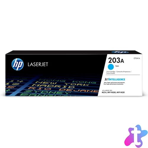 HP 203A Cyan Original LaserJet Toner Cartridge festékkazetta 1 db Eredeti Cián