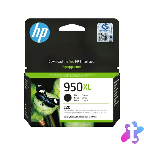 HP 950XL nagy kapacitású fekete eredeti tintapatron