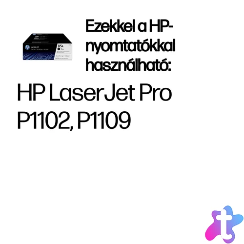 HP 85A 2 darabos fekete eredeti LaserJet tonerkazetták