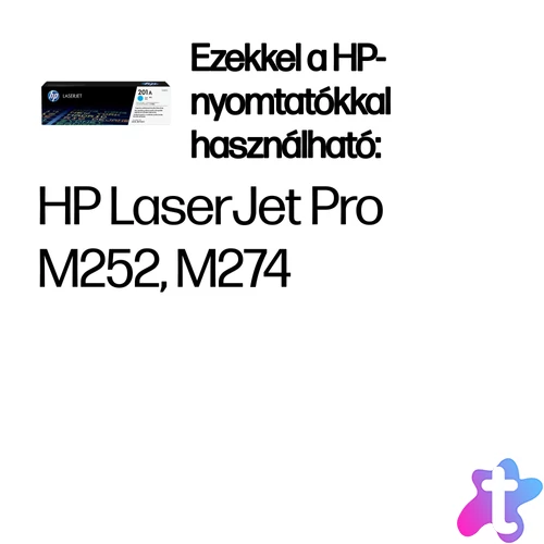 HP 201A ciánkék eredeti LaserJet tonerkazetta