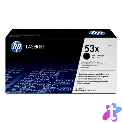 HP 53X nagy kapacitású fekete eredeti LaserJet tonerkazetta