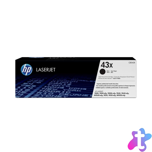 HP 43X nagy kapacitású fekete eredeti LaserJet tonerkazetta