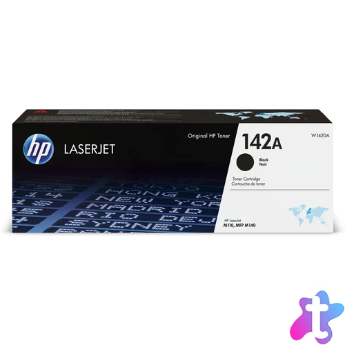 HP 142A fekete eredeti LaserJet toner (W1420A)