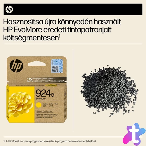 HP 924e EvoMore sárga eredeti tintapatron