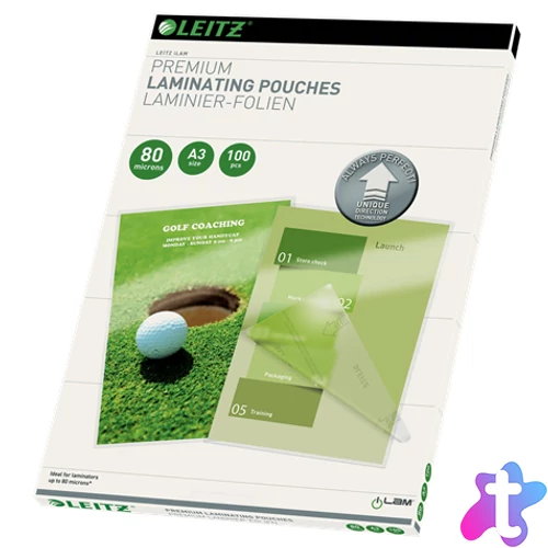 LAM.POUCH UDT A3 80MIC 100PCS 