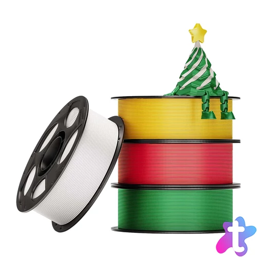 Karácsonyi PLA Anycubic filament készlet (4 db).