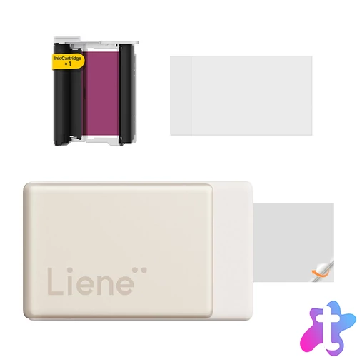 Liene Pearl N200 Pro 2x3 hüvelykes hordozható fotónyomtató (arany)
