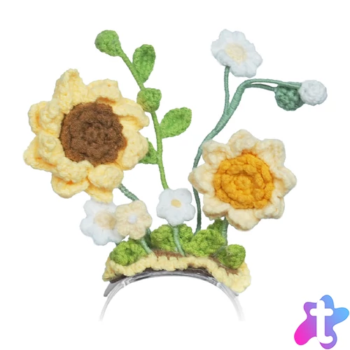 Kötött ruha a Loona Premium Sunflower babához