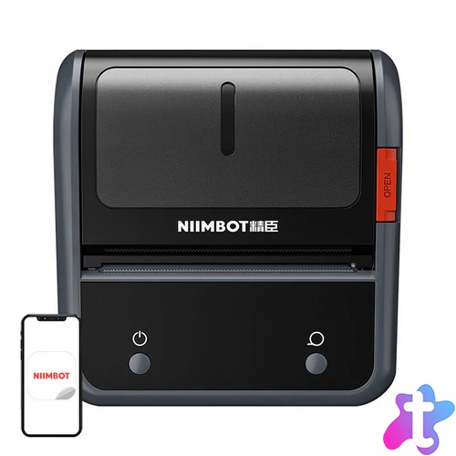 Niimbot B3S_P termikus címkenyomtató szürke