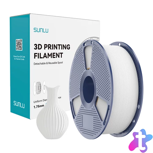 Sunlu PLA Classic fehér nyomószál 1.75mm 1KG