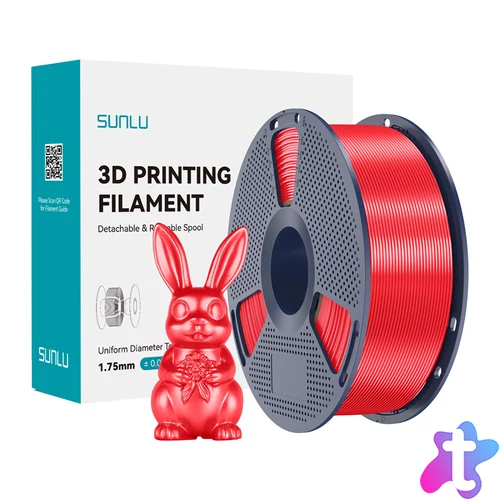 Sunlu PLA+ selyemszál (piros)