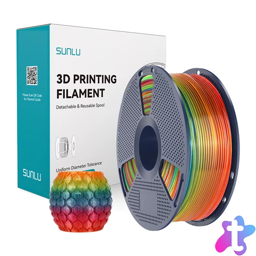 Sunlu PLA átlátszó (szivárvány) 01 filament