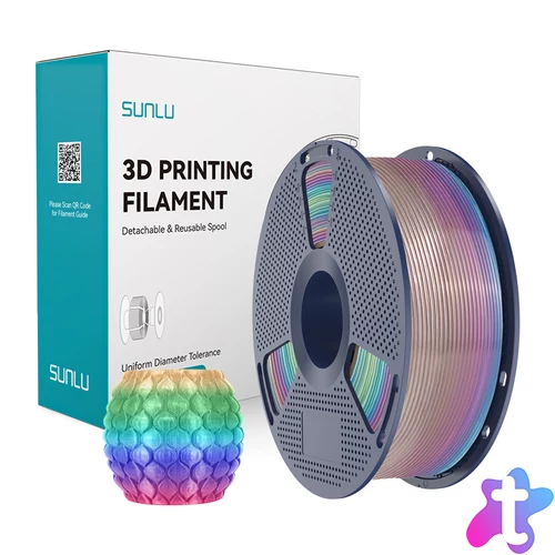 Sunlu PLA átlátszó (szivárvány) 04 filament