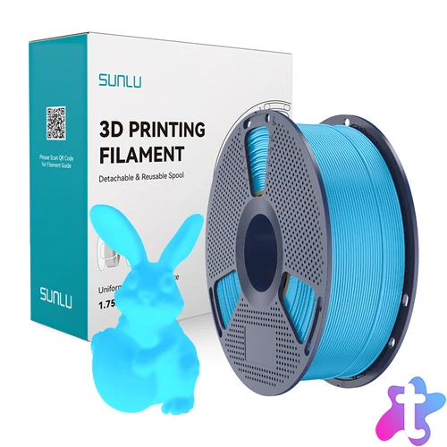 Sunlu PLA sötétben világító filament (kék)