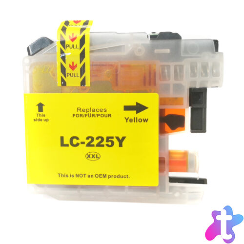 LC225XL Y yellow festékpatron, utángyártott, WB