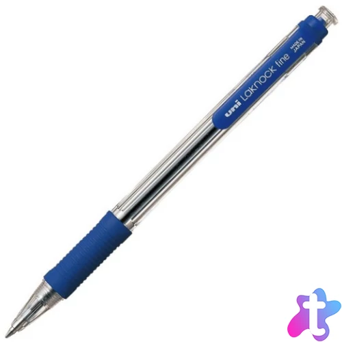 SN-101 Laknock Fine nyomógombos golyóstoll, 0,4 mm-es vonalvastagság, kék
