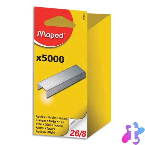 Tűzőkapocs, 26/8, 5000 db