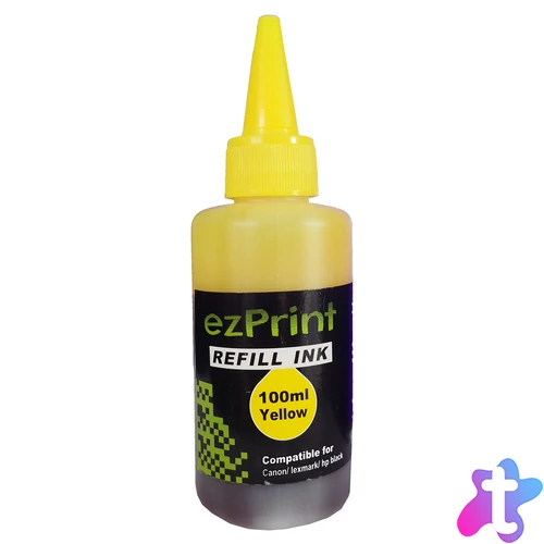 Univerzális töltőtinta, sárga (Y), 100ml, HP/Canon/Lexmark festékpatronokhoz