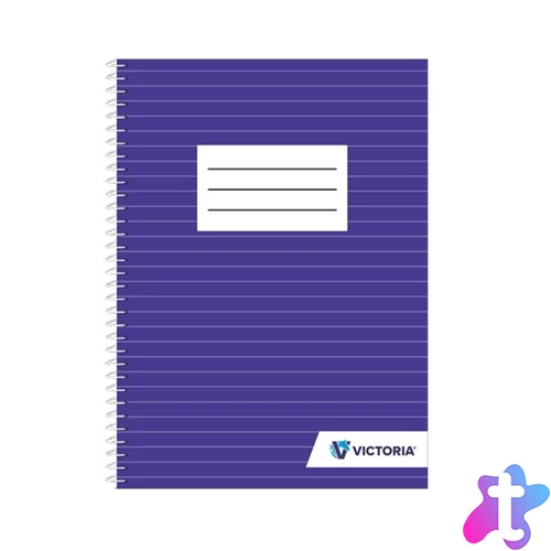 Spirálfüzet, A5, vonalas, 70 lap