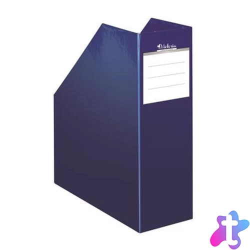 Premium iratpapucs, karton, 90 mm, sötétkék