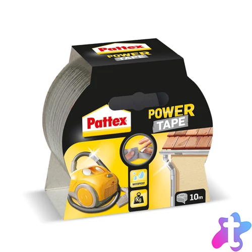 Pattex Power Tape 50 mm × 10 m ragasztószalag, ezüst