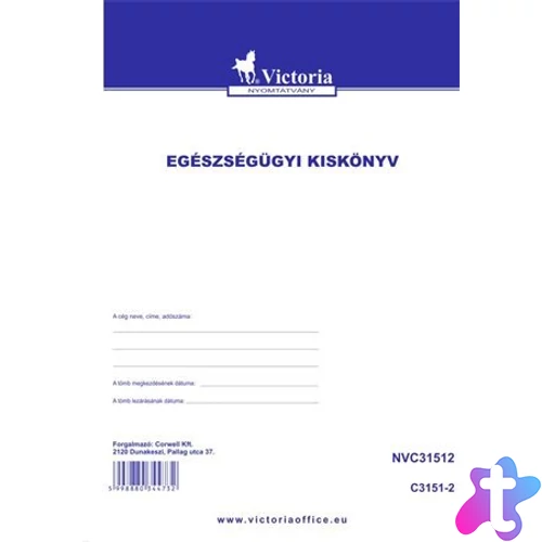 Nyomtatvány, Egészségügyi kiskönyv C.3151-2 A6