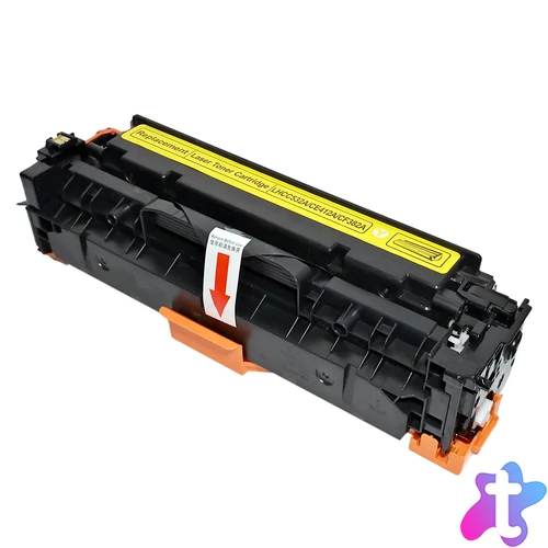 305A (CE412A) / 304A (CC532A) / 312A (CF382A) Y toner, utángyártott, sárga, 2.8k, NN