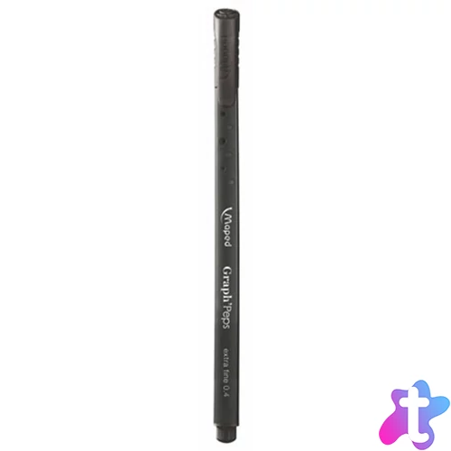 Graph`Peps tűfilc, 0,4 mm, fekete