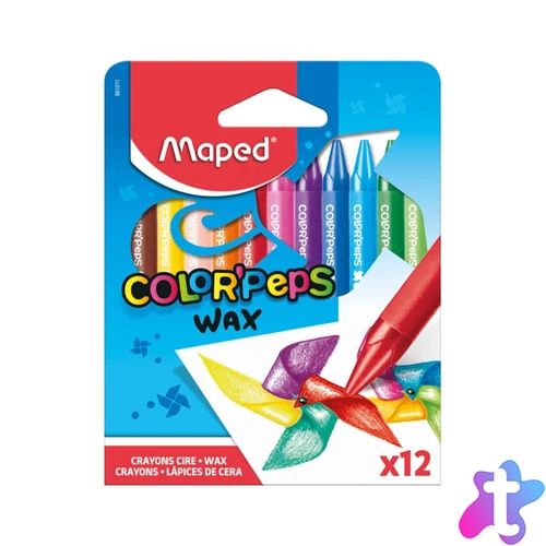Color`Peps Wax zsírkréta, 12 szín