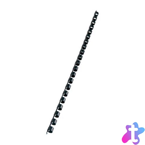 Spirál, műanyag, 10 mm, 41-55 lap, VICTORIA OFFICE, fekete