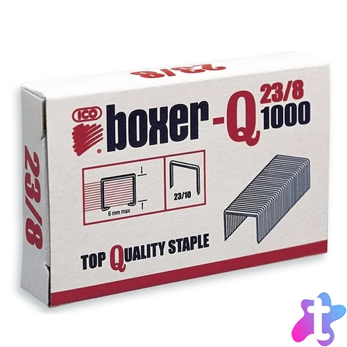 Tűzőkapocs, 23/8, BOXER