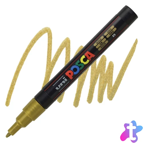 Posca PC-3M dekormarker, arany (gold)