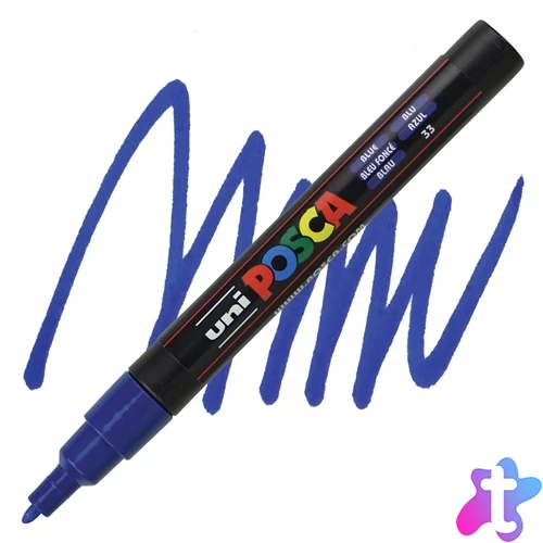 Posca PC-3M dekormarker, kék (blue)