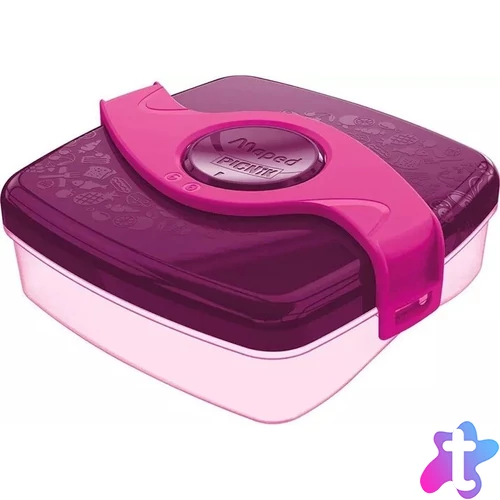Origins Snack uzsonnás doboz, 520 ml, 5 x 15 x 16,5 cm, pink