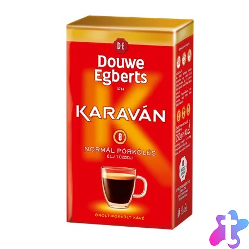 Karaván kávé, pörkölt, őrölt, vákuumos csomagolásban, 225 g