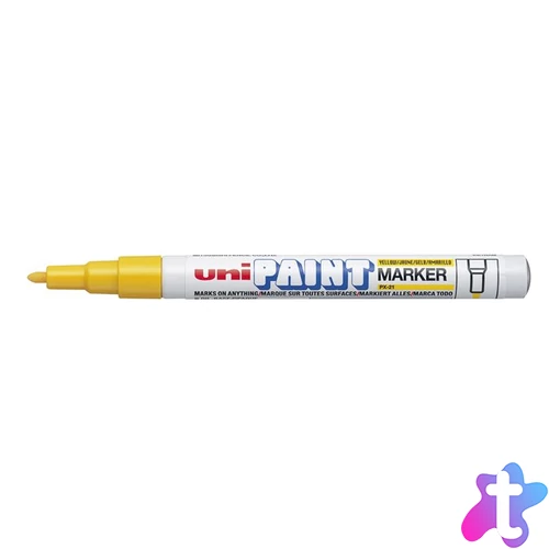 Lakkmarker, 0,8-1,2 mm, UNI "PX-21", sárga