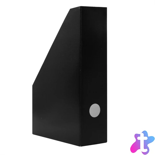 Herlitz 7cm karton fekete iratpapucs