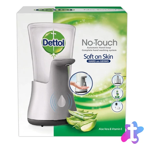 Folyékony szappan adagoló, szenzoros, Aloe Vera és E vitamin utántöltővel